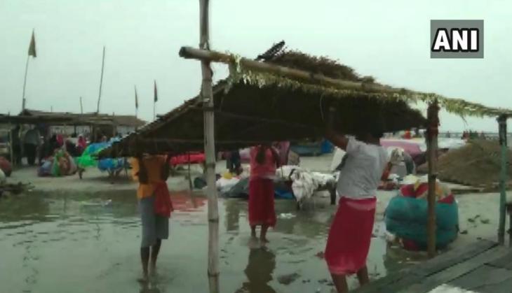 Prayagraj: City faces flood-like situation as heavy rainfall swells river Ganga