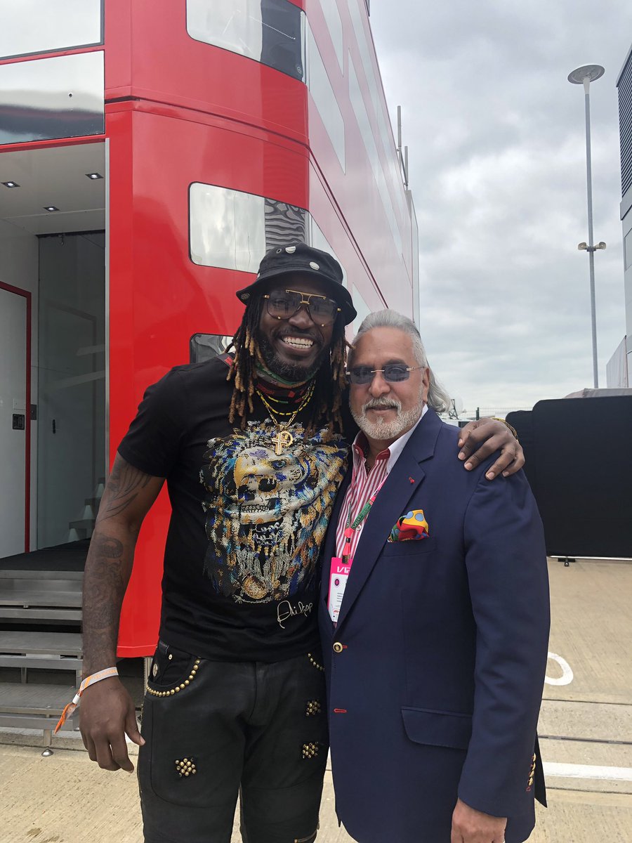 Chris Gayle posts picture with Vijay Mallya; netizens say 'courier him to India'