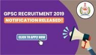 GPSC Recruitment 2019: Notification for 1744 lecturer and other posts released; check important details