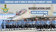 IAF Recruitment 2019: New job notification released for this post; 10th pass can apply