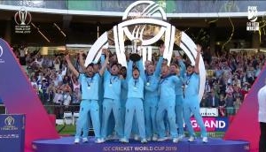 England beat New Zealand to win the first super over final in World Cup history