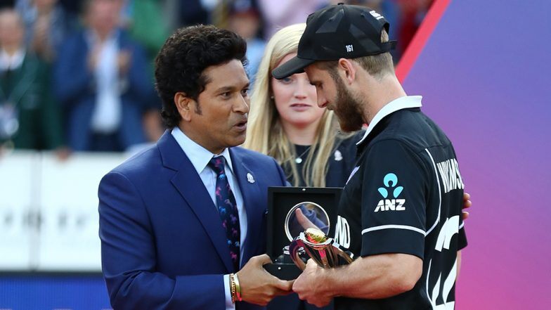 Here's what Sachin Tendulkar told Kane Williamson during presentation ceremony