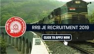 RRB JE Recruitment 2019: Hurry up! Few hours left to apply for Junior Engineer posts