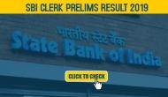 SBI Clerk Result 2019: Check Junior Associate prelims exam result today; check expected cut off