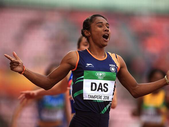 Hima Das wins gold in 400m race, 5th in a month