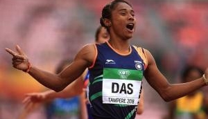 Hima Das wins gold in 400m race, 5th in a month