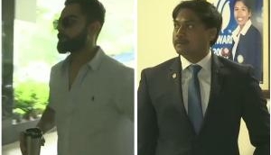 Virat Kohli, MSK Prasad arrive for meeting to finalise team for West Indies tour