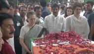 Sonia, Priyanka Gandhi pay tributes to Sheila Dikshit at Congress headquarters