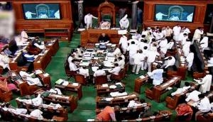 Opposition MPs walk out of Lok Sabha on Trump issue