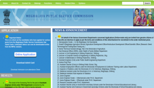 Meghalaya PSC Recruitment 2019: Apply for LDA, Assistant Teacher, Steno posts; check official notification