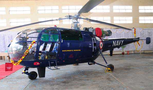 HAL delivers Chetak helicopter to Indian Navy ahead of schedule