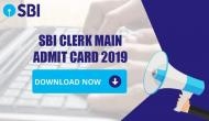 SBI Clerk Main Admit Card 2019: Download Junior Associates second stage exam e-hall ticket