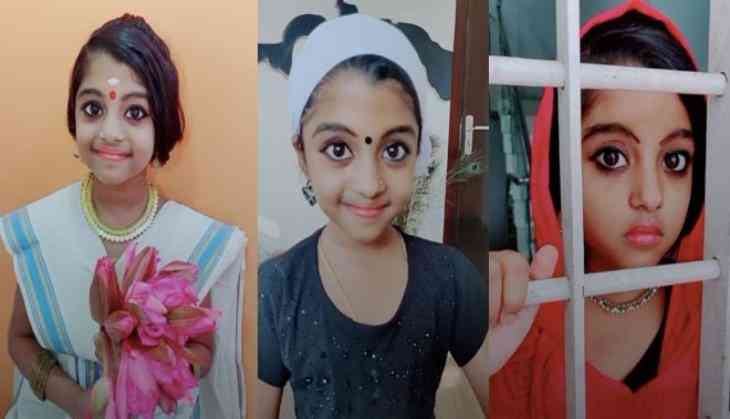 Image result for 9 year Aaruni KurupTikTok Star from <a class='inner-topic-link' href='/search/topic?searchType=search&searchTerm=KERALA' target='_blank' title='click here to read more about KERALA'>kerala</a>