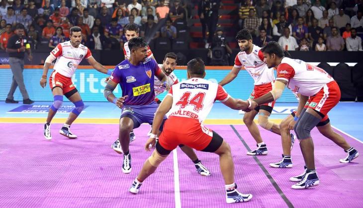 Pro Kabaddi League: Dabang Delhi beat Haryana Steelers to climb on top of points table