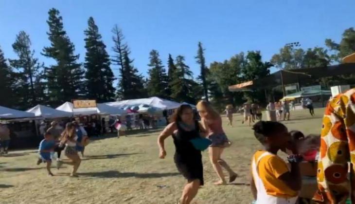 Gunman who shot three at US festival killed himself: Coroner