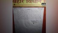 Bihar: Notice pasted outside residence of Mukamam MLA Anant Singh