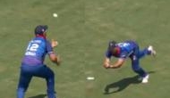 Yuvraj Singh's stunning catch to dismiss Lendl Simmons in Global T20-see video