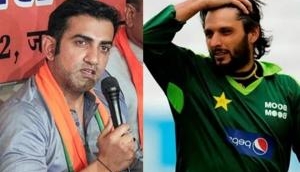 Gautam Gambhir hits out at former Pakistan cricketer Shahid Afridi for his tweet on Kashmir