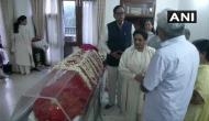 Mayawati pays her last respects to Sushma Swaraj
