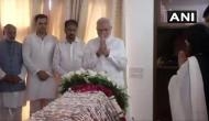 PM Modi visits Sushma Swaraj's residence, pays tributes
