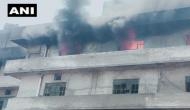Punjab: Massive fire breaks out in Trimurti Hosiery Mills, Ludhiana