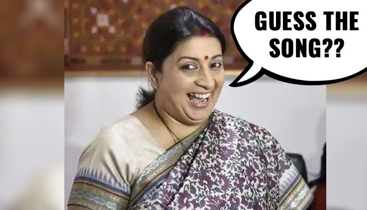 Smriti Irani asks fans to guess the song in her latest Insta post; Internet has the best answers