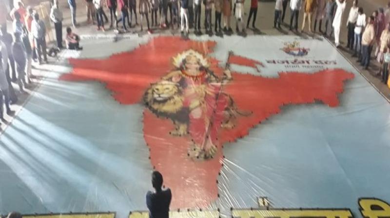 Allahabad: Bajrang Dal pledges for 'Akhand Bharat' on Pakistan Independence day