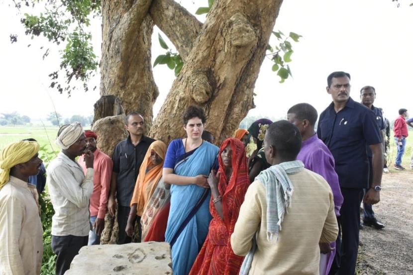 Day after meeting kin of Sonbhadra victims, Priyanka Gandhi says they are living in fear