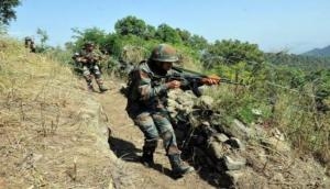 Watch: Pakistani terrorists bolts as Indian Army fire shots near LoC