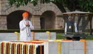 PM Modi pays tribute at Raj Ghat on 73rd Independence Day