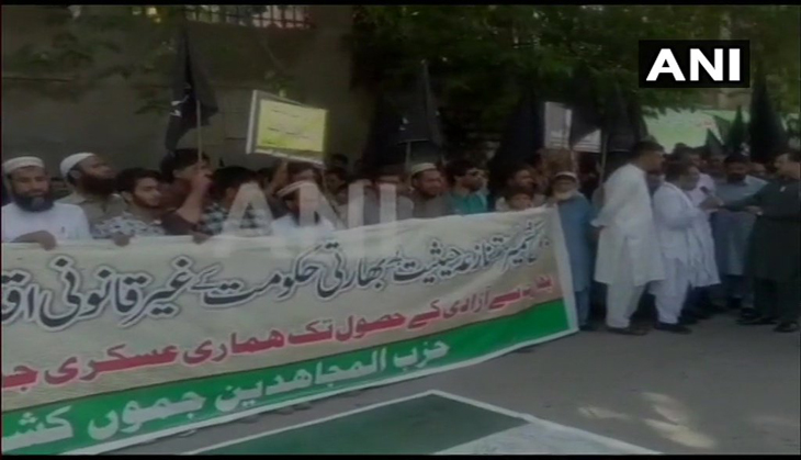 Terror groups in PoK launch anti-India protests, threaten for jihad in Kashmir
