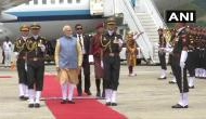 PM Modi reaches Bhutan, receives guard of honour