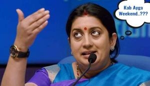 Smriti Irani shares hilarious weekend post on Instagram; here’s how fans reacted