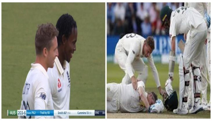 jofra archer laughing