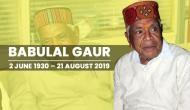 Babulal Gaur Passes Away: Trade union leader who went on to become Madhya Pradesh Chief Minister
