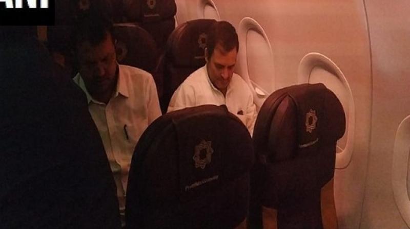 Delhi: Opposition delegation including Rahul Gandhi leave for Jammu-Kashmir
