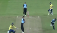 Wicket-keeper hits bowler while attempting a run-out: Viral Video