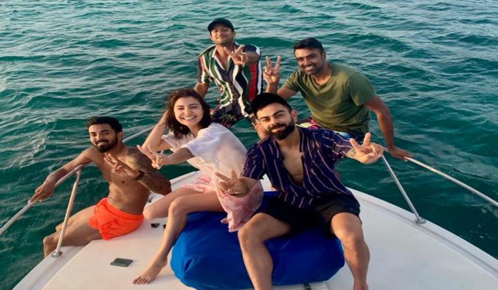 Anushka Sharma joins Virat Kohli, KL Rahul and R Ashwin for Yacht party