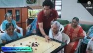 Sachin Tendulkar backs 'Fit India Movement', plays carom with senior citizens
