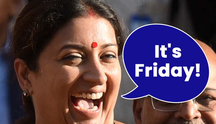 Smriti Irani’s Friday thought on Instagram will leave you with a smile on your face!