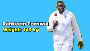 World's heaviest cricketer Rahkeem Cornwall makes history with debut against India
