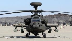 Apache attack helicopters inducted into Indian Air Force