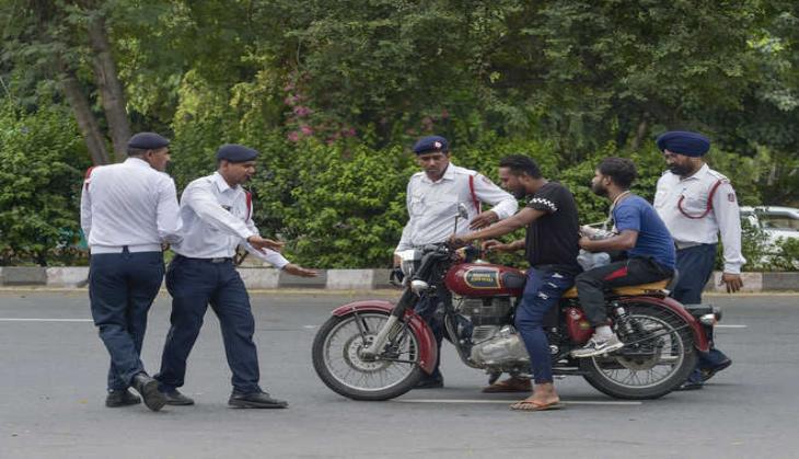 Haryana: Scooty-rider fined Rs 16k for not carrying required documents