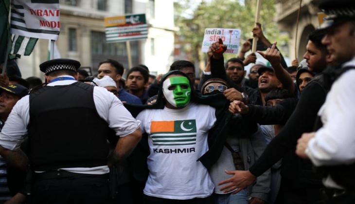 Protest at Indian High Commission in London over Kashmir turns violent