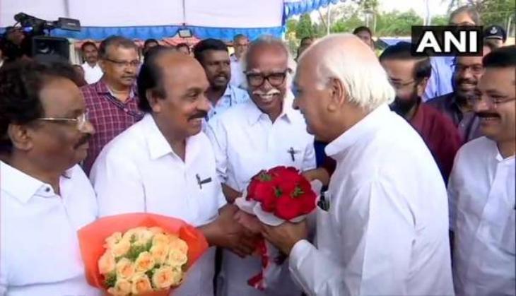 Kerala Governor-designate Arif Mohammad Khan arrives in Trivandrum, will take charge tomorrow 