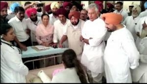 Batala factory blast: Punjab CM Amarinder Singh visits injured at hospital, assures enquiry 