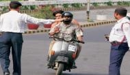 Kerala: Man riding two-wheeler injured after cop throws lathi at him during vehicle checking 