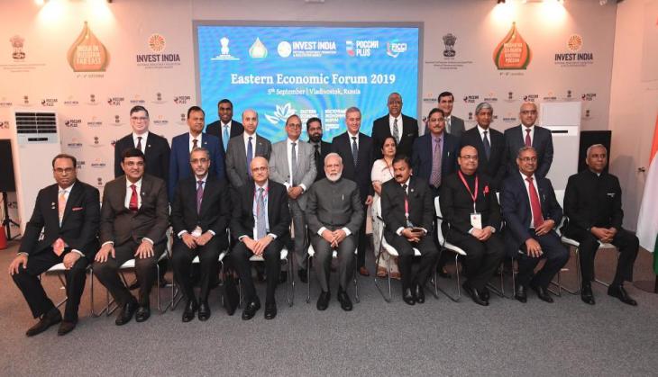 Vladivostok: PM Modi refuses sofa, opts for chair at photo session