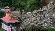 Uttarakhand: Several vehicles buried under landslide debris 