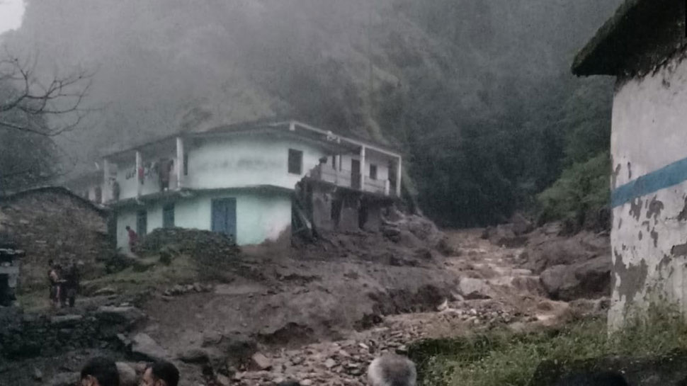 Uttarakhand: Houses damaged, washed away in flash floods